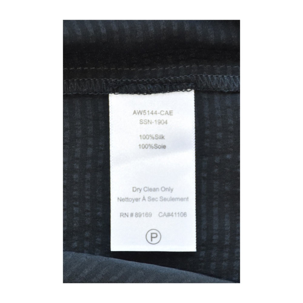 ATM WOMEN NWT HAMMERED SILK S/S CROPPED BLACK BLOUSE. SIZE S - Picture 14 of 14